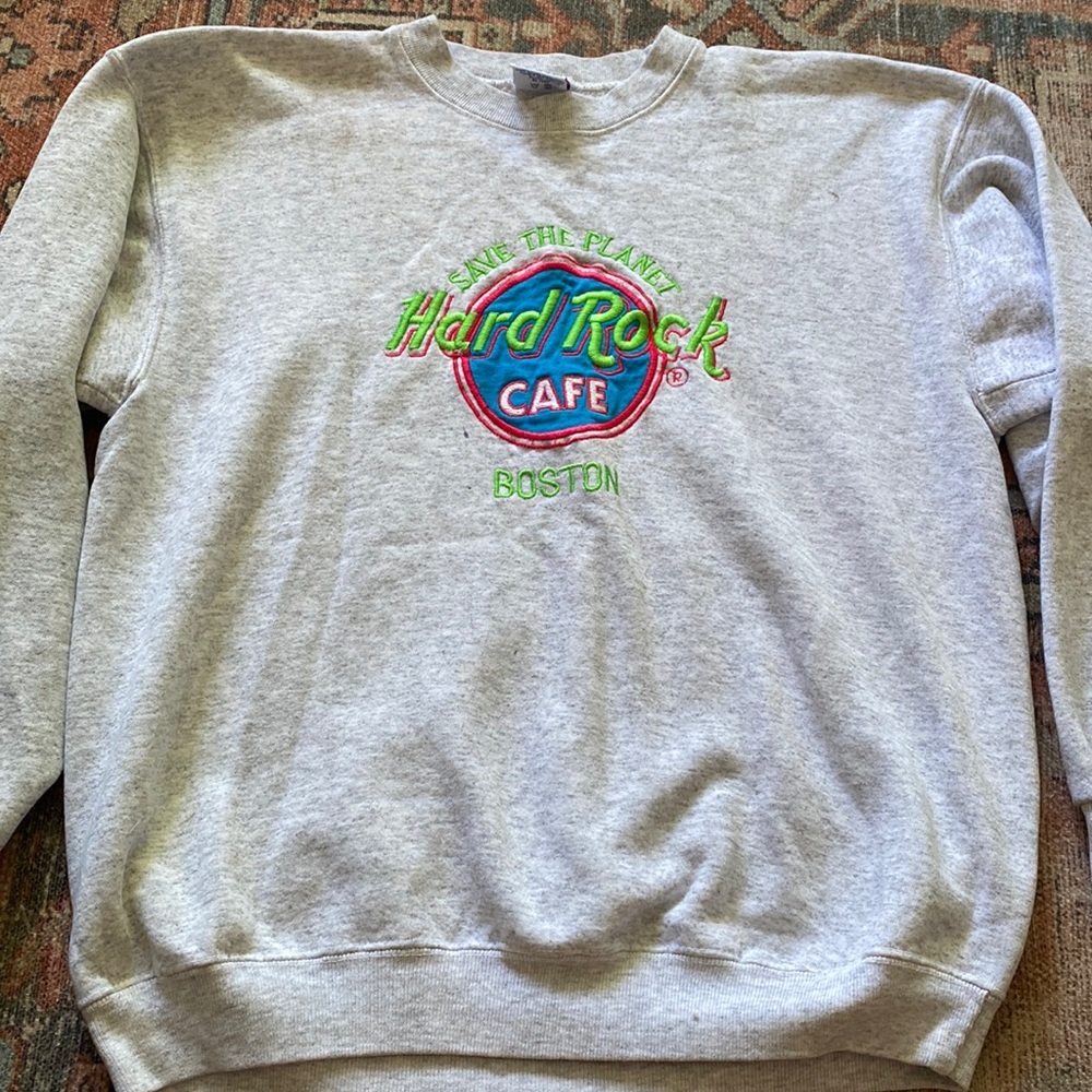 Vintage Hard Rock Cafe crew neck sweatshirt